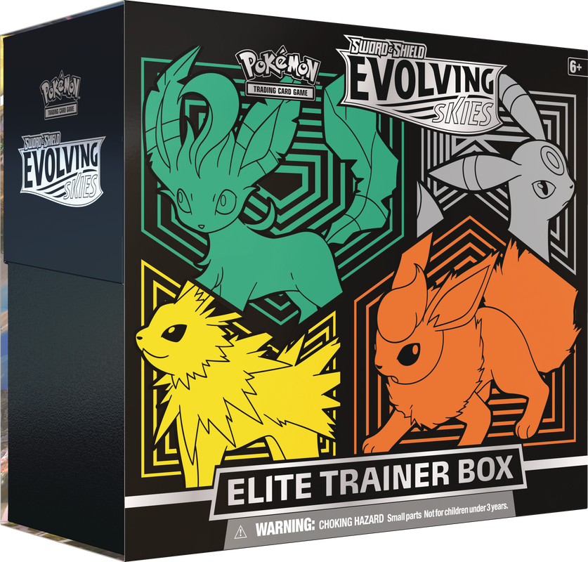 Pokemon SWSH7 Evolving Skies Elite Trainer Box | PTC PTC Collectibles Pokemon SWSH7 Evolving Skies Elite Trainer Box | PTC PTC Collectibles