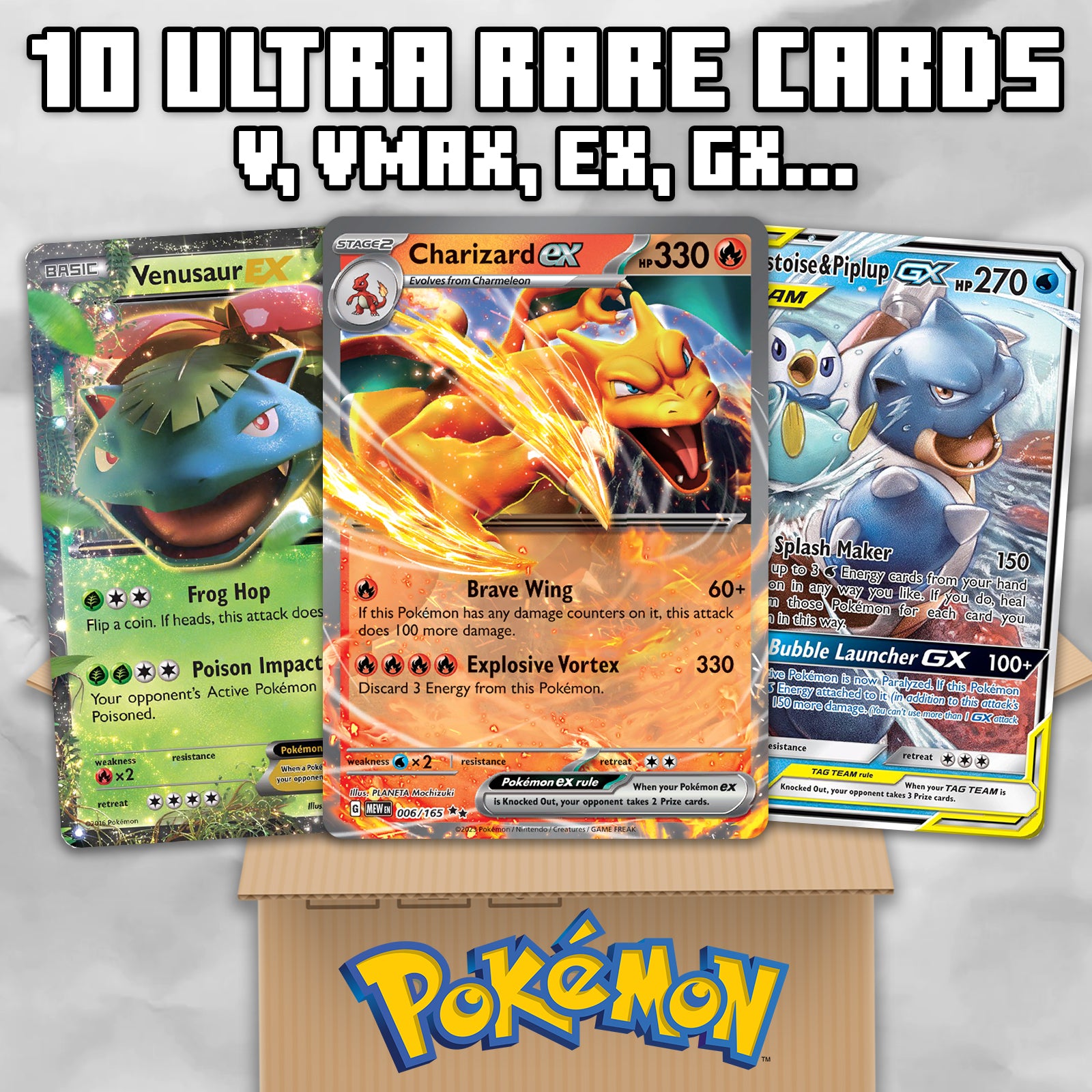 Pokmon Card GOD Pack! - 10 Ultra Rare OR Full Art Cards (Assorted Lot) Pokmon Card GOD Pack! - 10 Ultra Rare OR Full Art Cards (Assorted Lot)