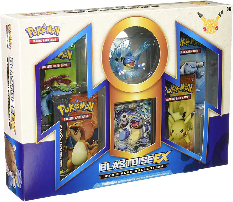 Pokemon Box Set - Red & Blue Blastoise EX 20th Anniversary PTC Collectibles Pokemon Box Set - Red & Blue Blastoise EX 20th Anniversary PTC Collectibles