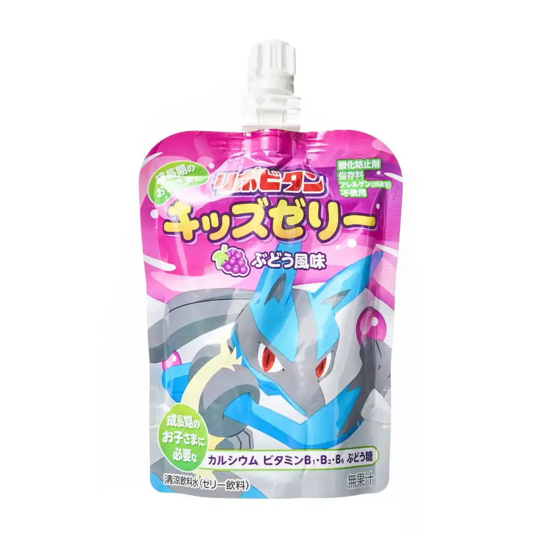 Lipovitan Pokémon Kids Jelly Grape Flavor 136g (Japan) - Premier Trading Cards