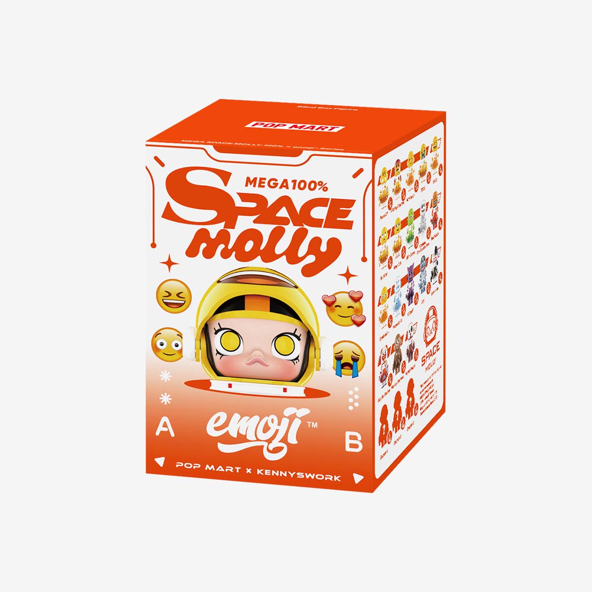 MEGA SPACE MOLLY 100% × emoji™ Series – PTC Collectibles