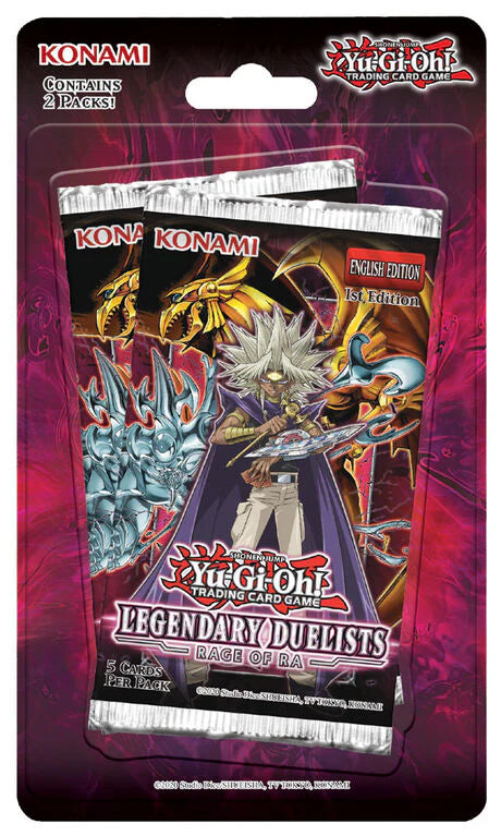 YGO Rage of Ra 1st Edition 2 Pack Blister PTC Collectibles YGO Rage of Ra 1st Edition 2 Pack Blister PTC Collectibles