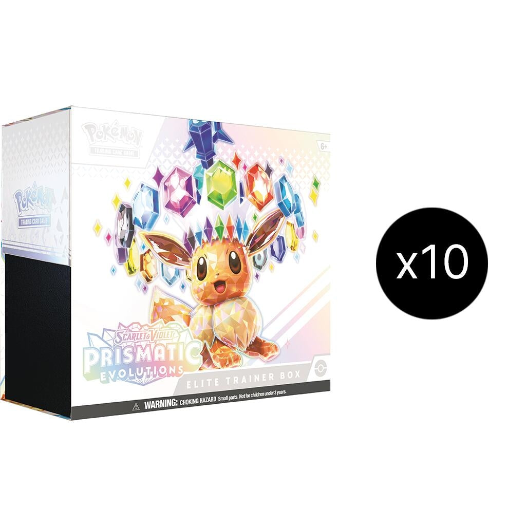 Prismatic Evolutions Elite Trainer Box Case (10 ETB)
