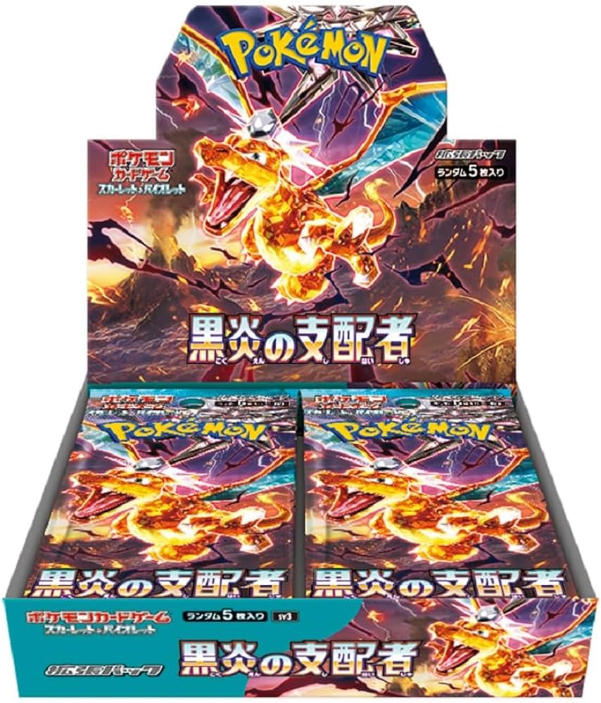 Pokemon Scarlet & Violet Ruler of the Black Flame BOX SV3 (Japanese) PTC Collectibles Pokemon Scarlet & Violet Ruler of the Black Flame BOX SV3 (Japanese) PTC Collectibles