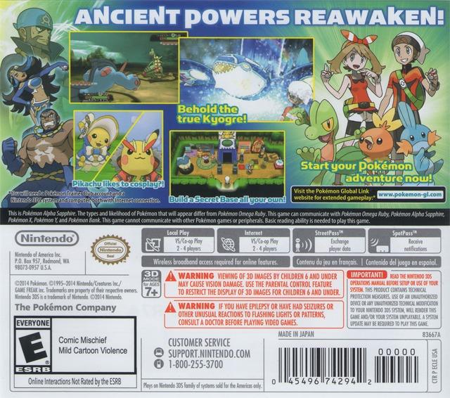 POKEMON ALPHA SAPPHIRE