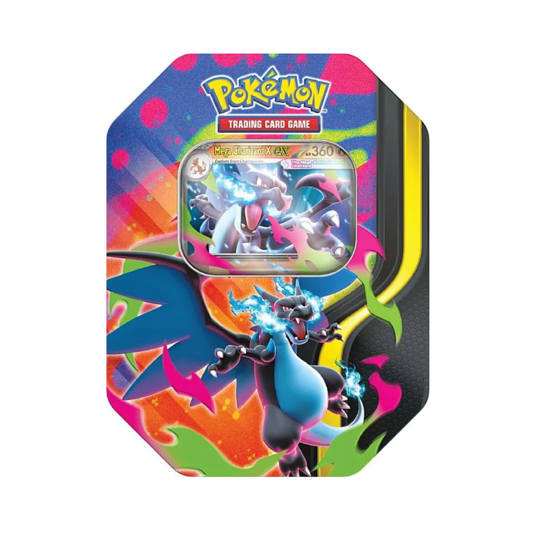 Pokémon TCG: Mega Charizard Tin (PRE-ORDER) - Premier Trading Cards