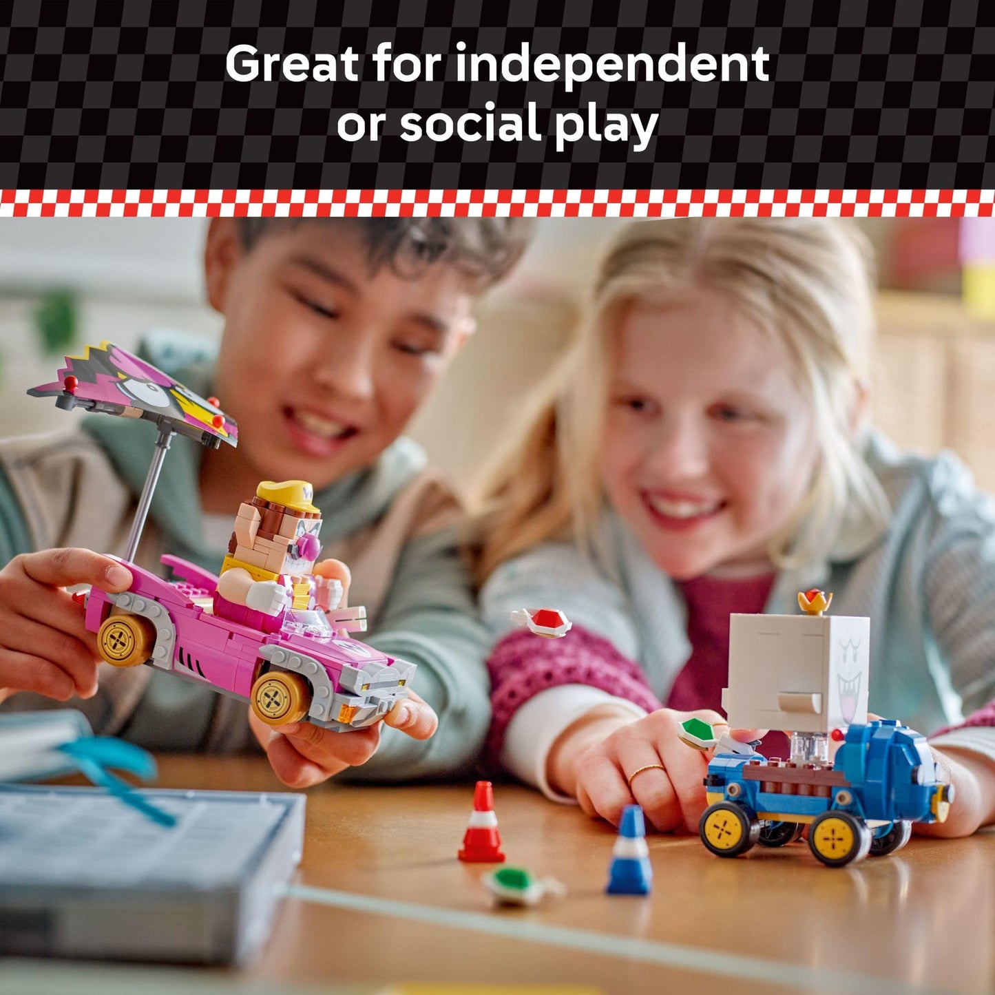 LEGO Super Mario: Mario Kart – Wario & King Boo Building Toy for Kids - Buildable Car Toys W/Drifting Action for Boys & Girls, Ages 8+ - Pretend Play Gift Idea for Birthdays & Any Gaming Fans - 72038 🍁 All In One Marketplace Canada