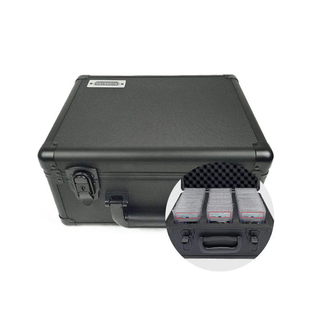 3-Row Aluminum Graded Case with Key System - Trading Card Case