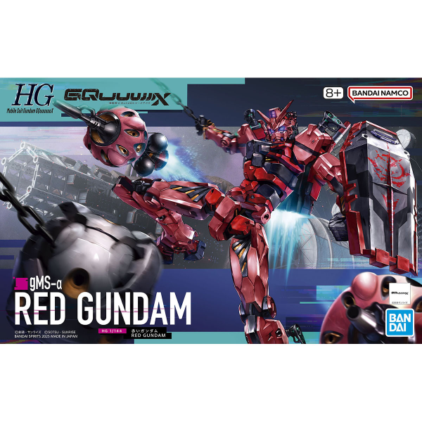 HG 1/144 Red Gundam Plastic Model Kit