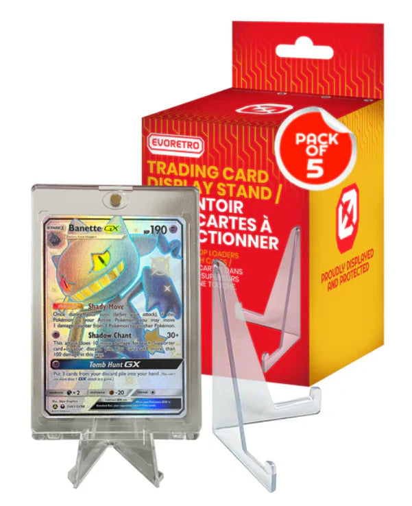 Card Display Stand - 35-260PT Clear, 5-Pack