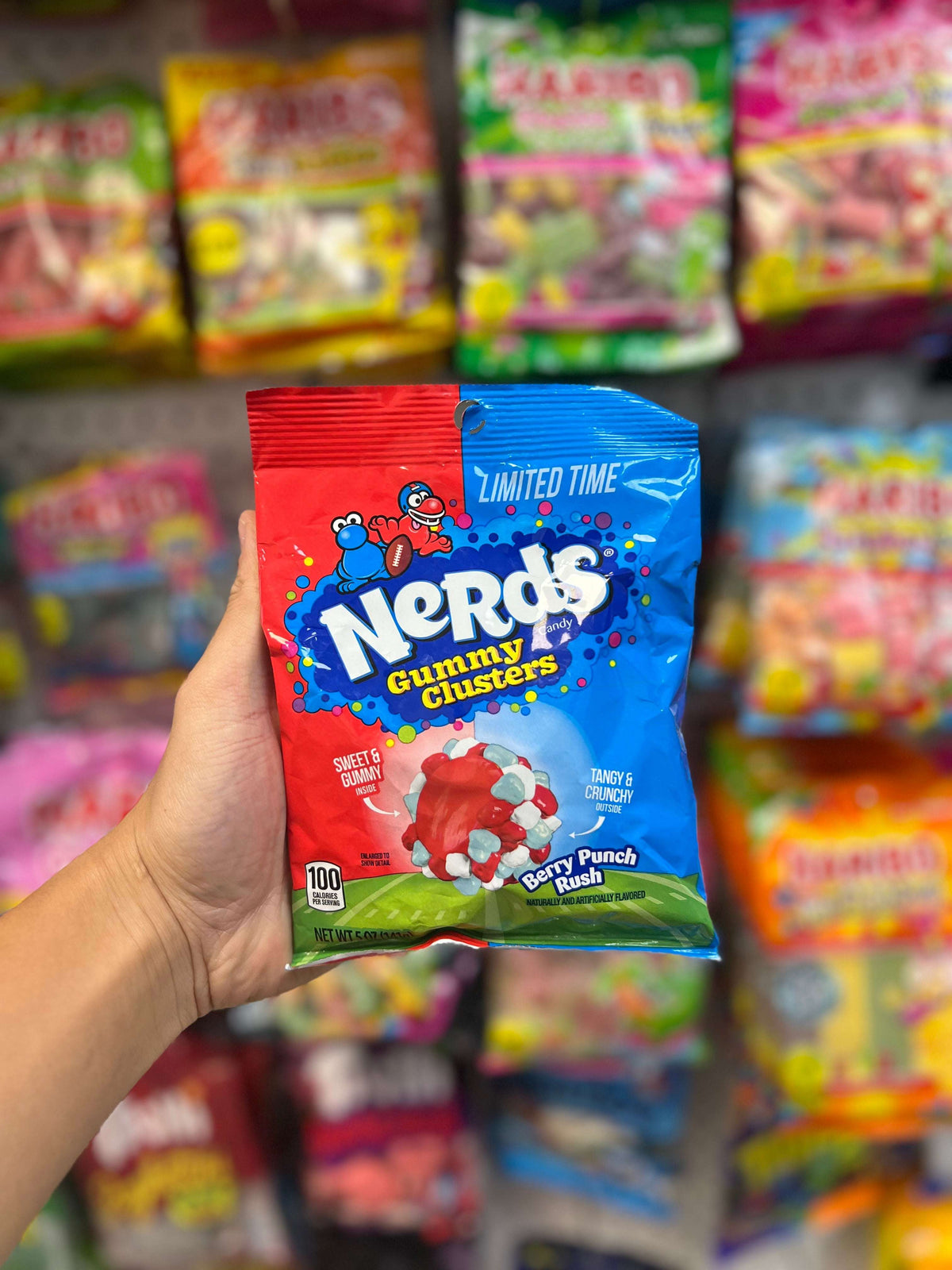 Nerds Gummy Clusters Berry Punch Rush – Sweet Berry Candy Worldwide Delivery - Premier Trading Cards
