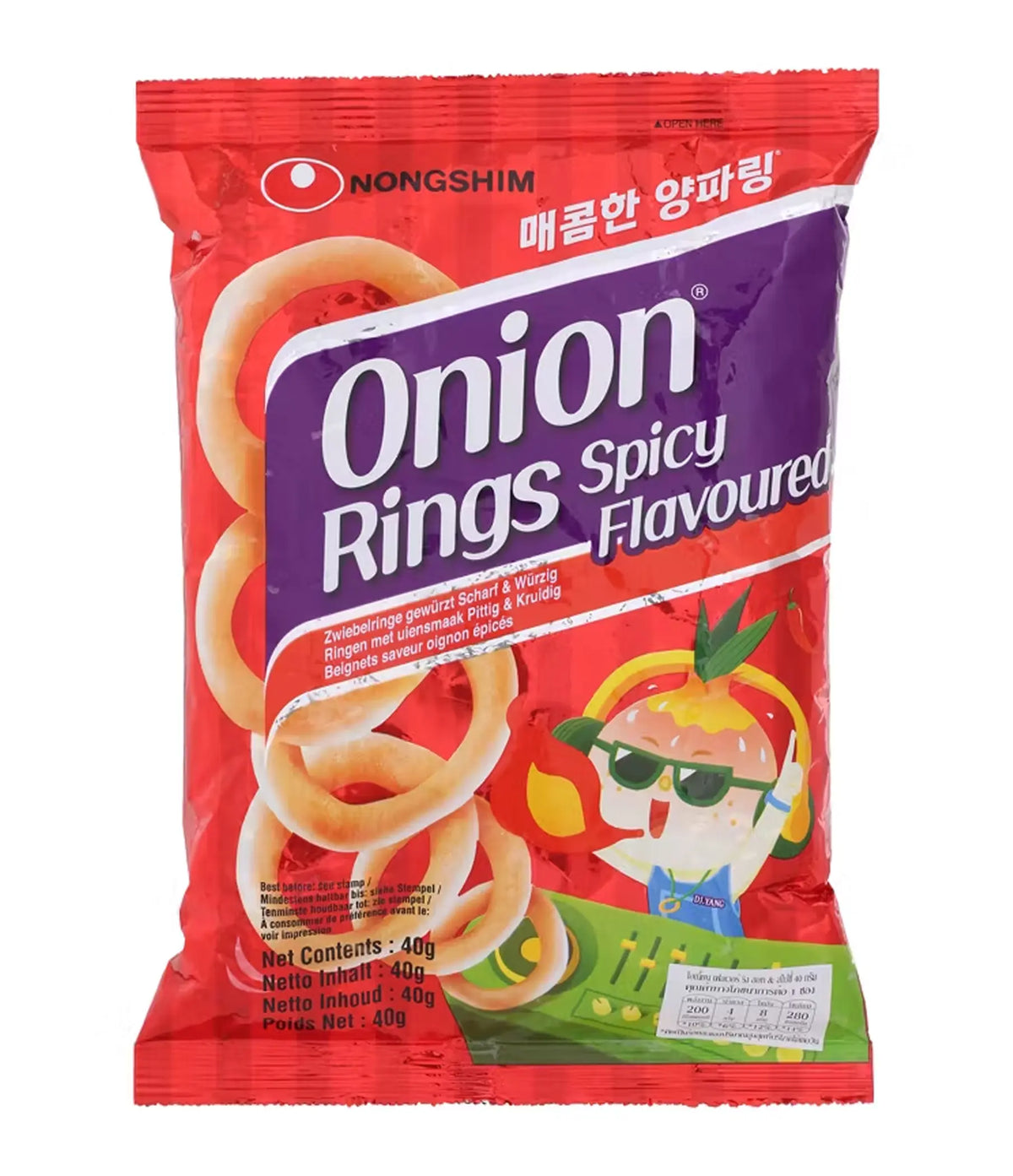 Nongshim - Onion Rings Spicy Flavoured 40g