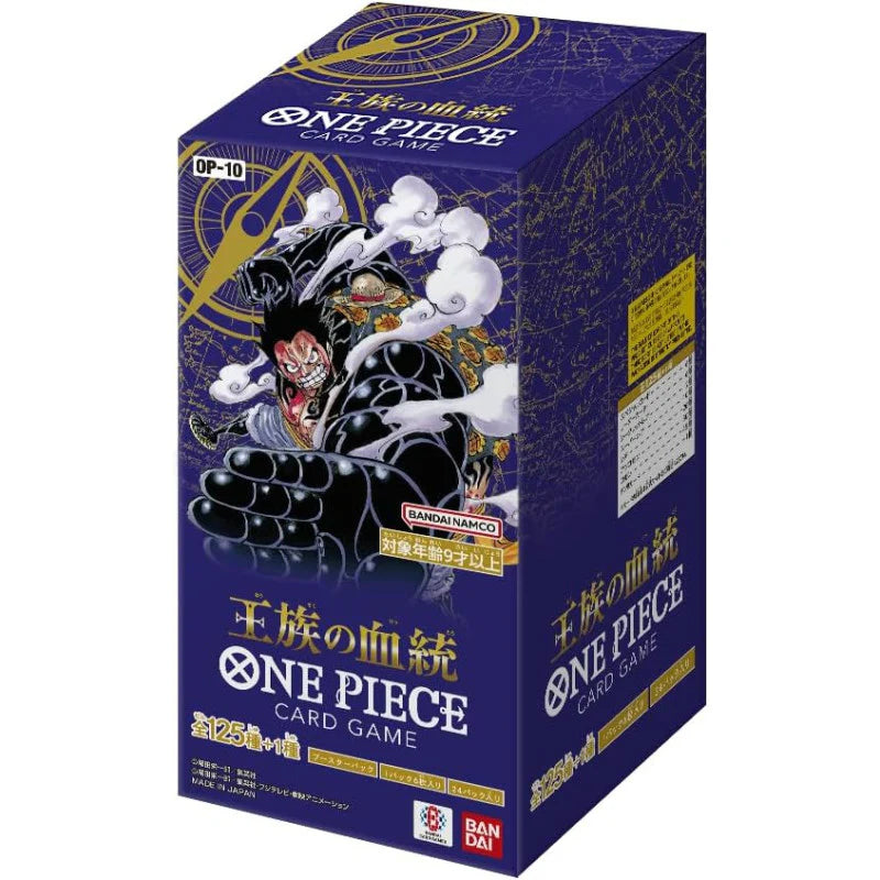 ONE PIECE TCG: OP-10 - ROYAL BLOOD - Japanese Booster Box PTC Collectibles ONE PIECE TCG: OP-10 - ROYAL BLOOD - Japanese Booster Box PTC Collectibles