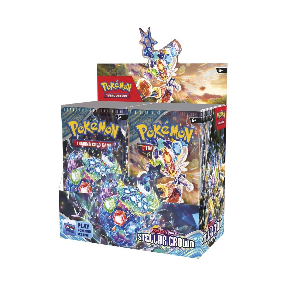 Pokemon SV7 Stellar Crown Booster Box PTC Collectibles Pokemon SV7 Stellar Crown Booster Box PTC Collectibles