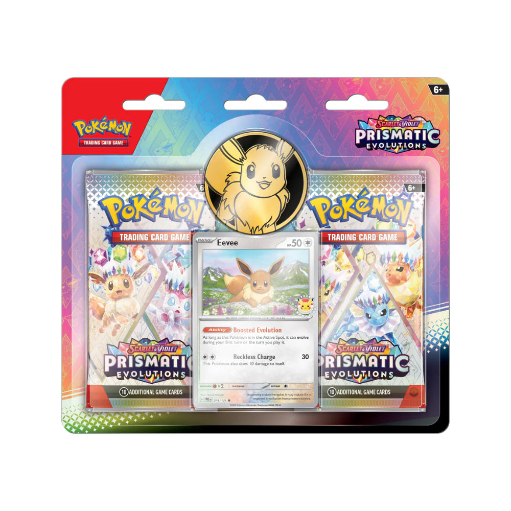 Pokémon Scarlet & Violet Prismatic Evolutions 2-Pack Blister