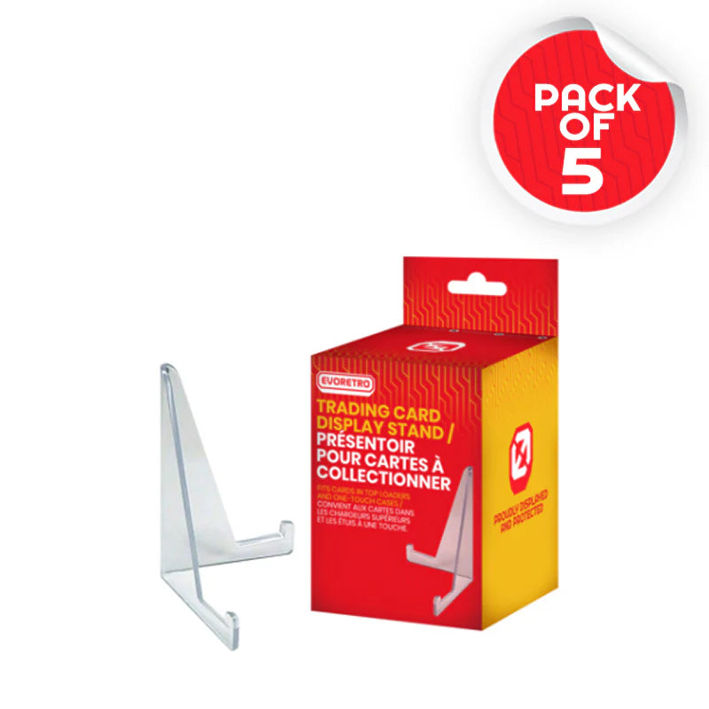 Card Display Stand - 35-260PT Clear, 5-Pack