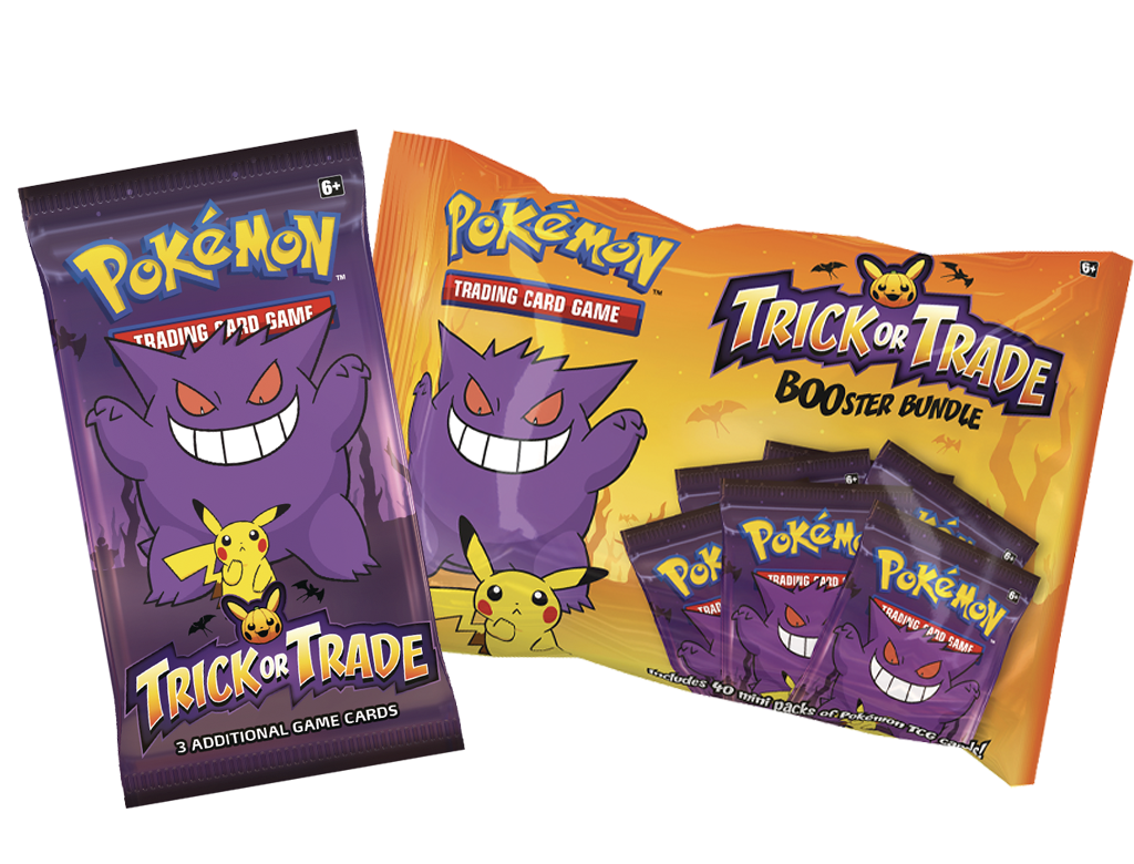 trade pokemon cards for booster box Pokemon Trading Card Games 2024 Trick or Trade BOOster Bundle