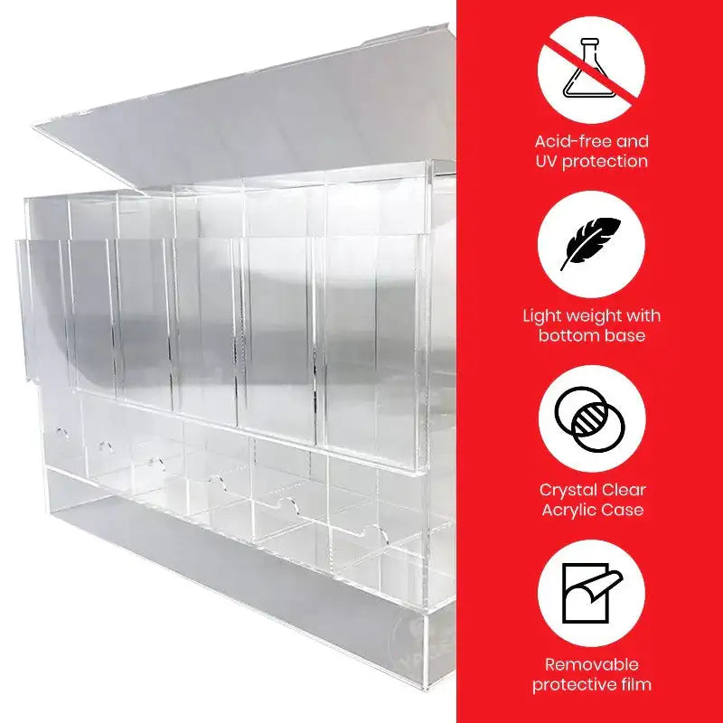 Distributeur de boosters en acrylique à 6 compartiments