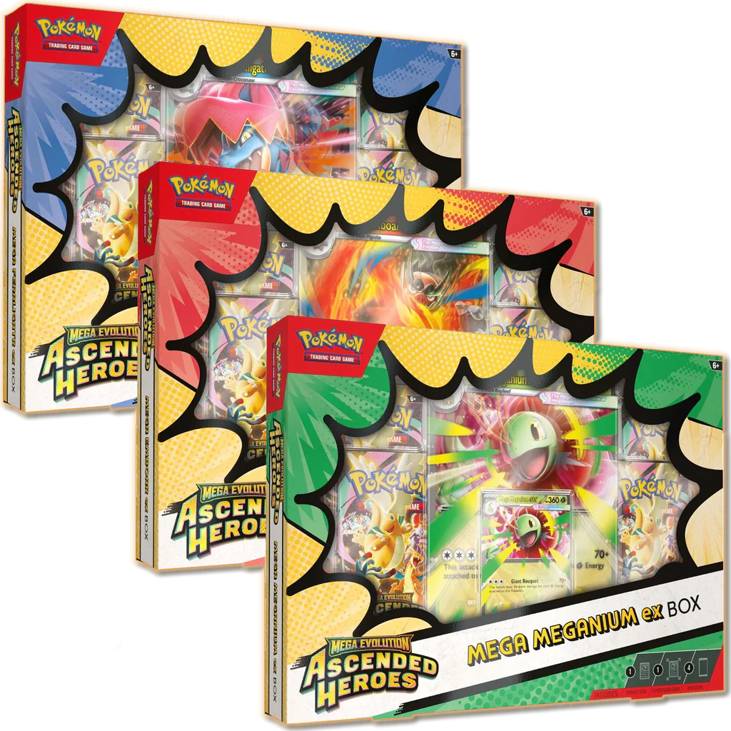 Pokmon TCG: ME2.5 Ascended Heroes Mega EX Box (WAVE 2 PRE-ORDER) PTC Collectibles Pokmon TCG: ME2.5 Ascended Heroes Mega EX Box (WAVE 2 PRE-ORDER) PTC Collectibles