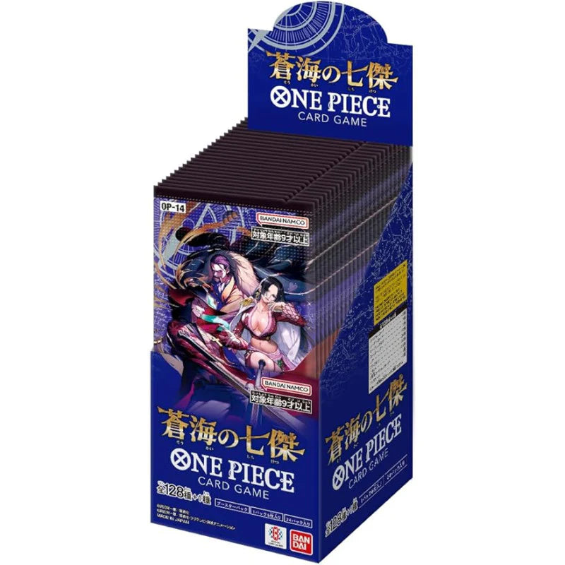 ONE PIECE TCG: OP14 Heroes of the Blue Sea Japanese Booster Box (Japan PTC Collectibles ONE PIECE TCG: OP14 Heroes of the Blue Sea Japanese Booster Box (Japan PTC Collectibles