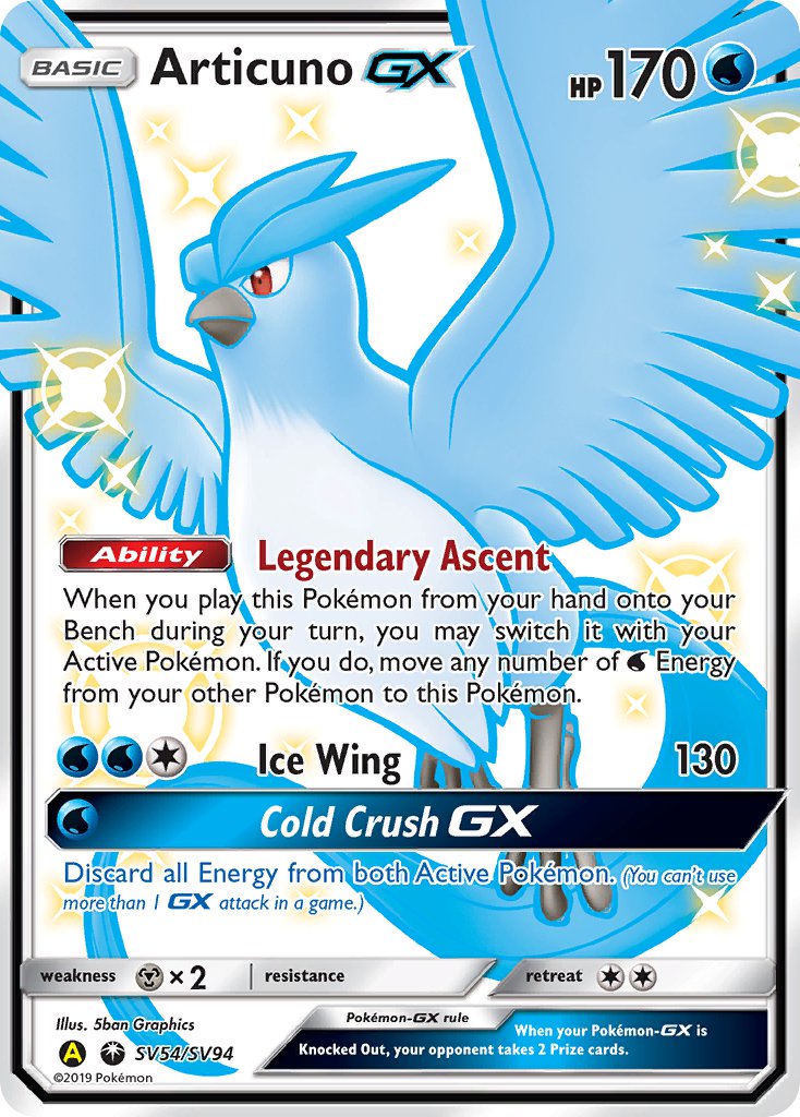 Pokémon - Articuno GX Full Art (SV54/SV94)