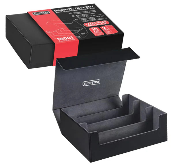 Magnetic Trading Card Deck Storage Case (3 Rows)
