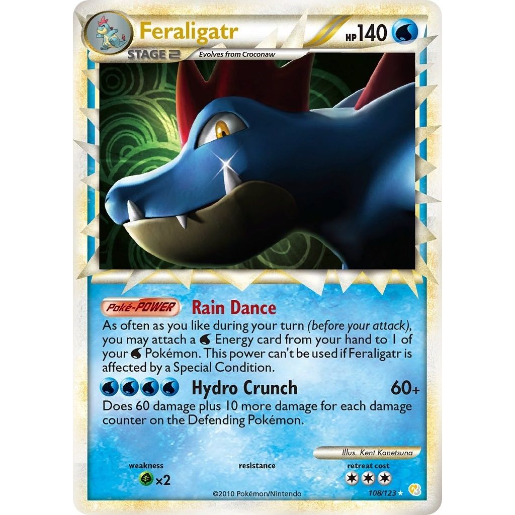 Feraligatr (Prime) (108/123) (HS) - PTC Collectibles