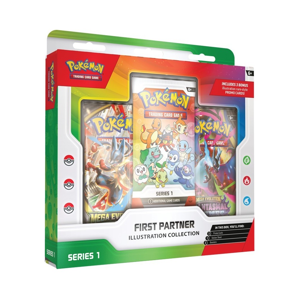 buy pokemon cards tcg Pokémon TCG: First Partner Illustration Collection Series 1 – PTC Collectibles