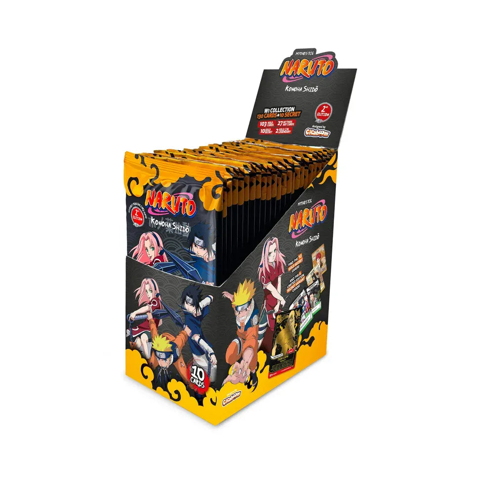Naruto Mythos TCG: Set 1 Konoha Shido, 2nd Edition Booster Box (PRE-ORDER)
