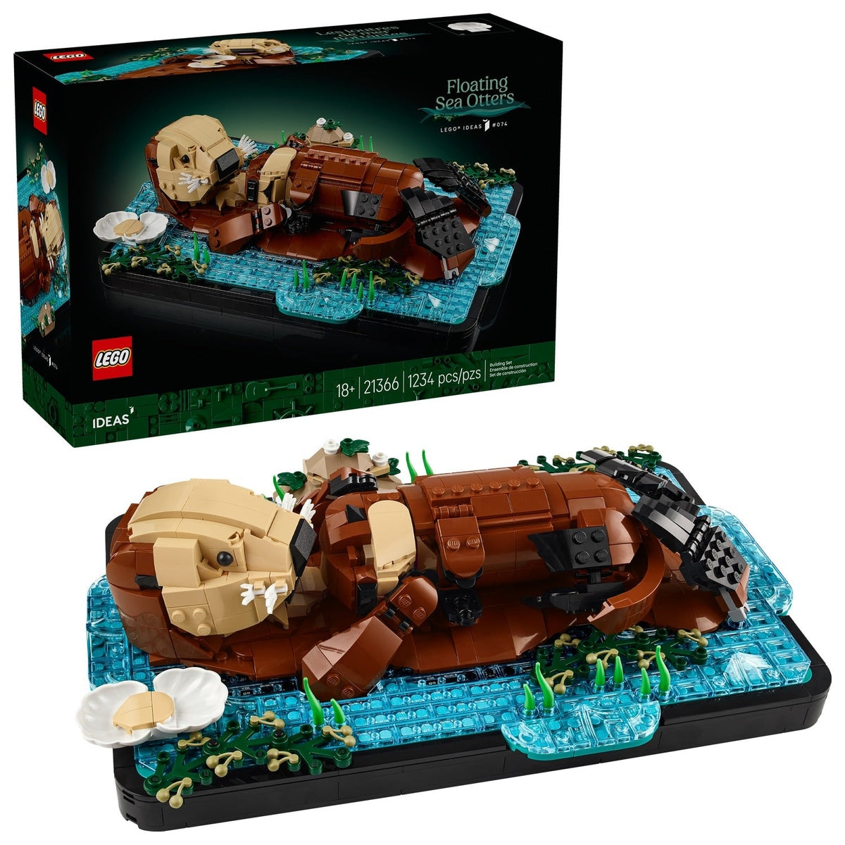 LEGO Ideas Floating Sea Otters