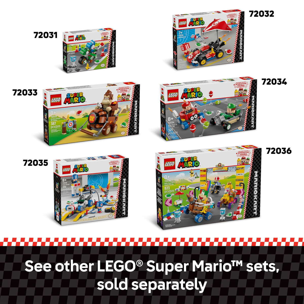 LEGO Super Mario: Mario Kart Standard Kit - Collectible Toy Building Set for Kids, Boys and Girls, Ages 7+ - Nintendo Mario Kart Toy for Fans - Gift Idea for Birthdays - 72032 🍁 All In One Marketplace Canada - PTC Collectibles