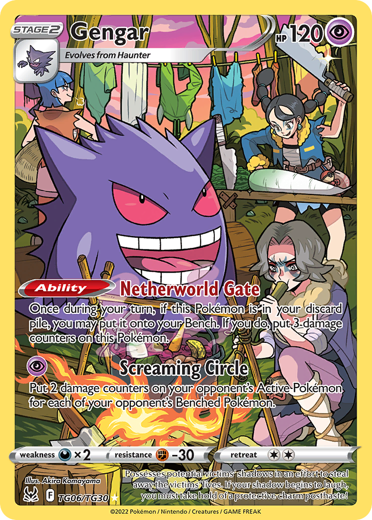 gengar pokemon card holo Gengar - TG06/TG30