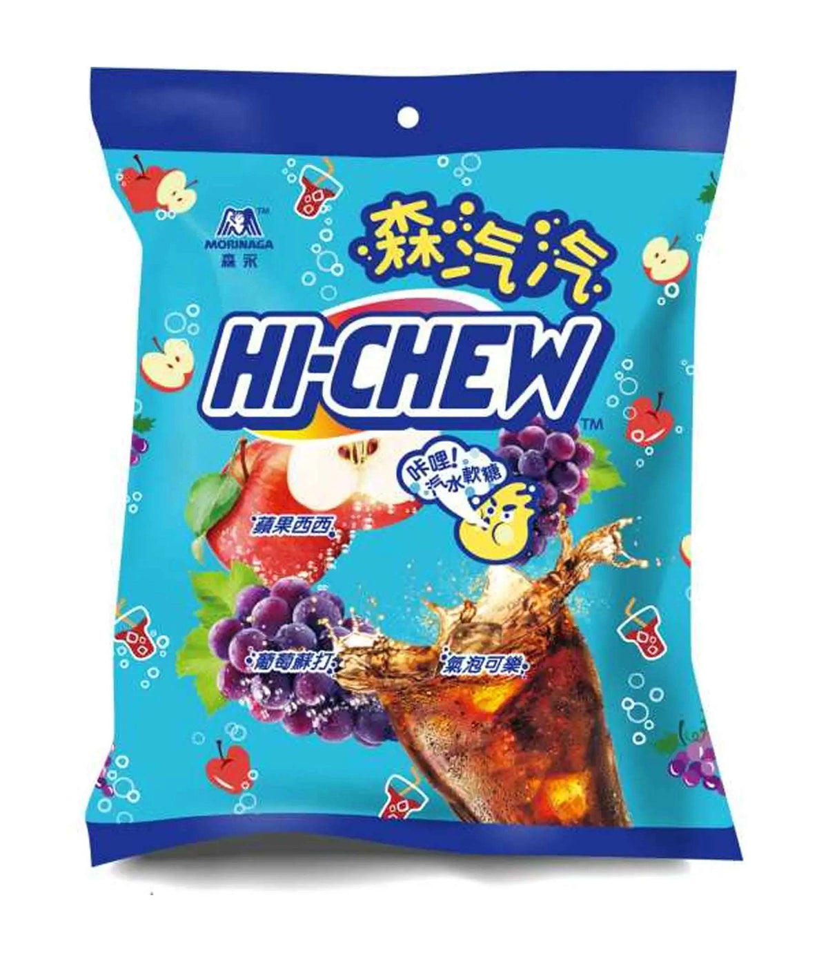Morinaga - Hi-Chew Candy (Apple Soda, Cola & Grape Soda) 110g - PTC Collectibles