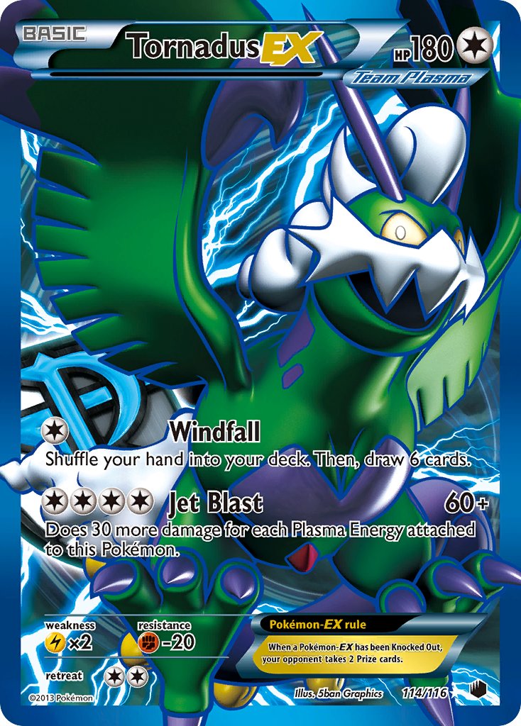 Pokémon - Tornadus EX Full Art (114/116)