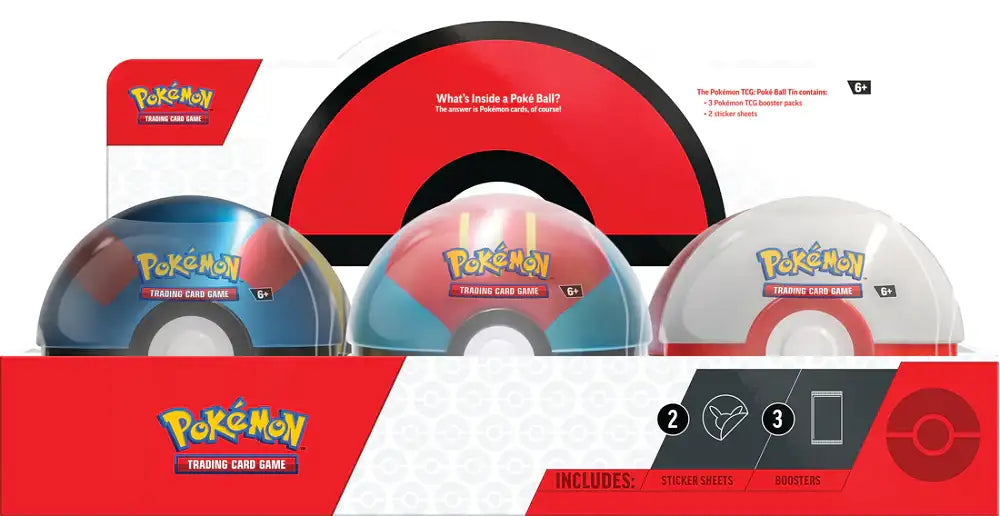 Pokemon PokeBall Tin 2023 - Premier Trading Cards