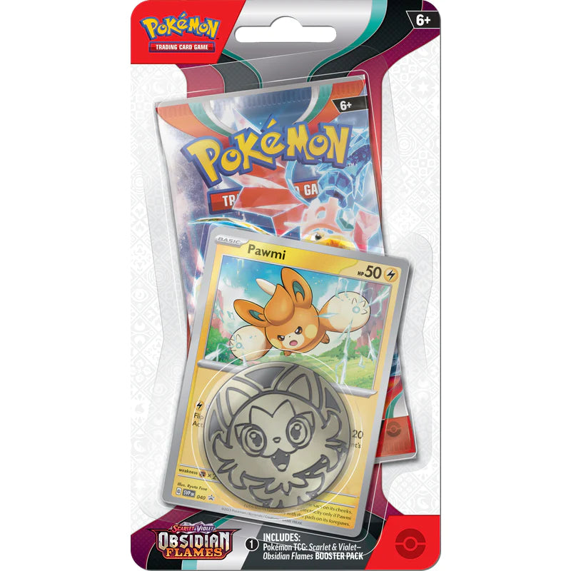 Scarlet and Violet Obsidian Flames - Pokmon Booster Pack + Promo PTC Collectibles Scarlet and Violet Obsidian Flames - Pokmon Booster Pack + Promo PTC Collectibles