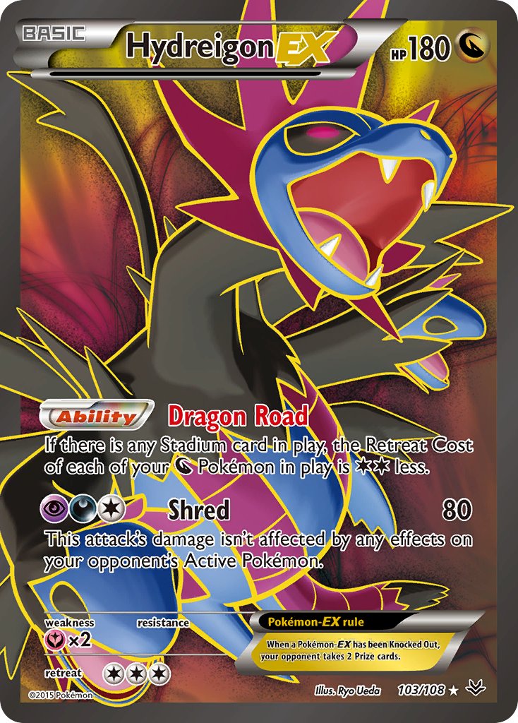 holographic hydreigon card EX Full Art Pokémon ISSUE DETAILS:dummy: hide OTHER_CARDS Whether youre battling with Pokémon Plasma Storm 36x