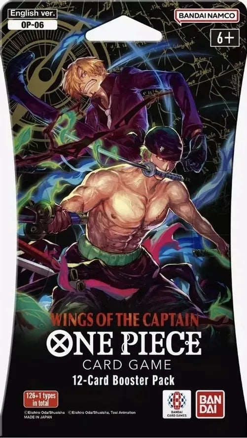 One Piece TCG: Wings of the Captain Blister Booster Pack | PTC PTC Collectibles One Piece TCG: Wings of the Captain Blister Booster Pack | PTC PTC Collectibles