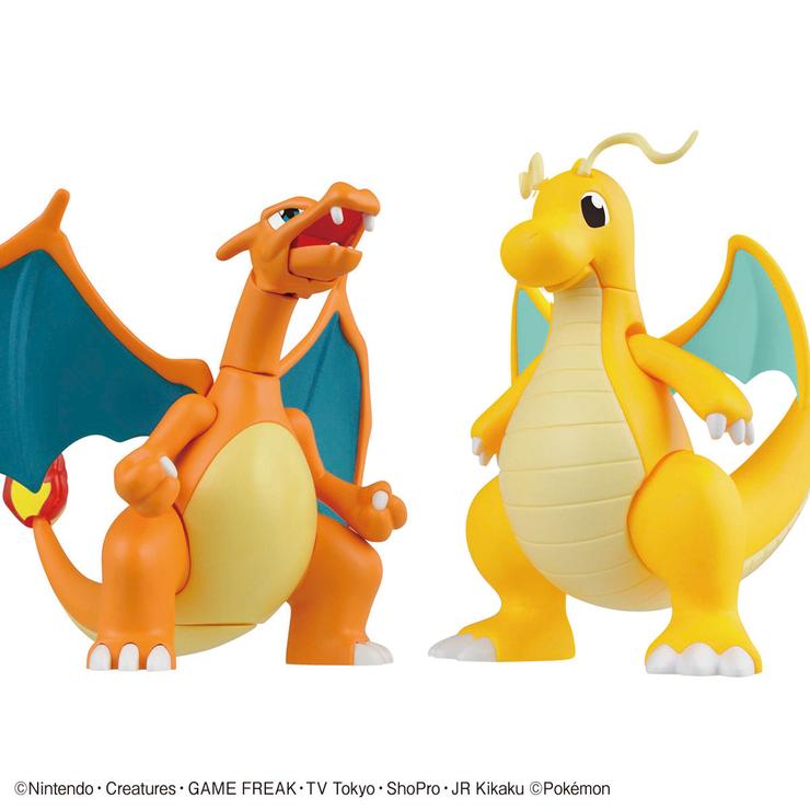 Pokemon Plamo Collection #43 Select Series Charizard & Dragonite