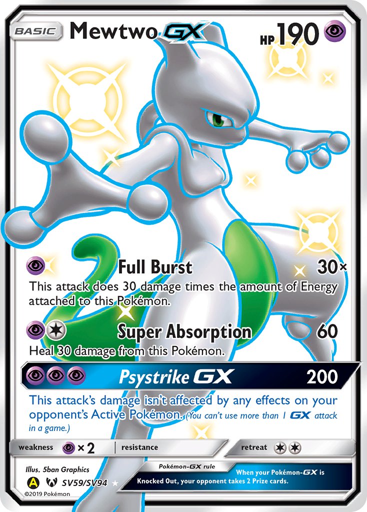 mewtwo pokemon card sale Mewtwo 1999 Pokemon Base Set Unlimited Holo Rare #10 SGC Authenticated 9.5 Card