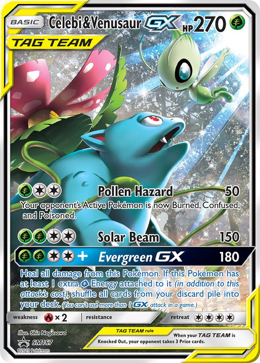 Celebi & Venusaur GX - SM167 - SM Promos - Pokémon