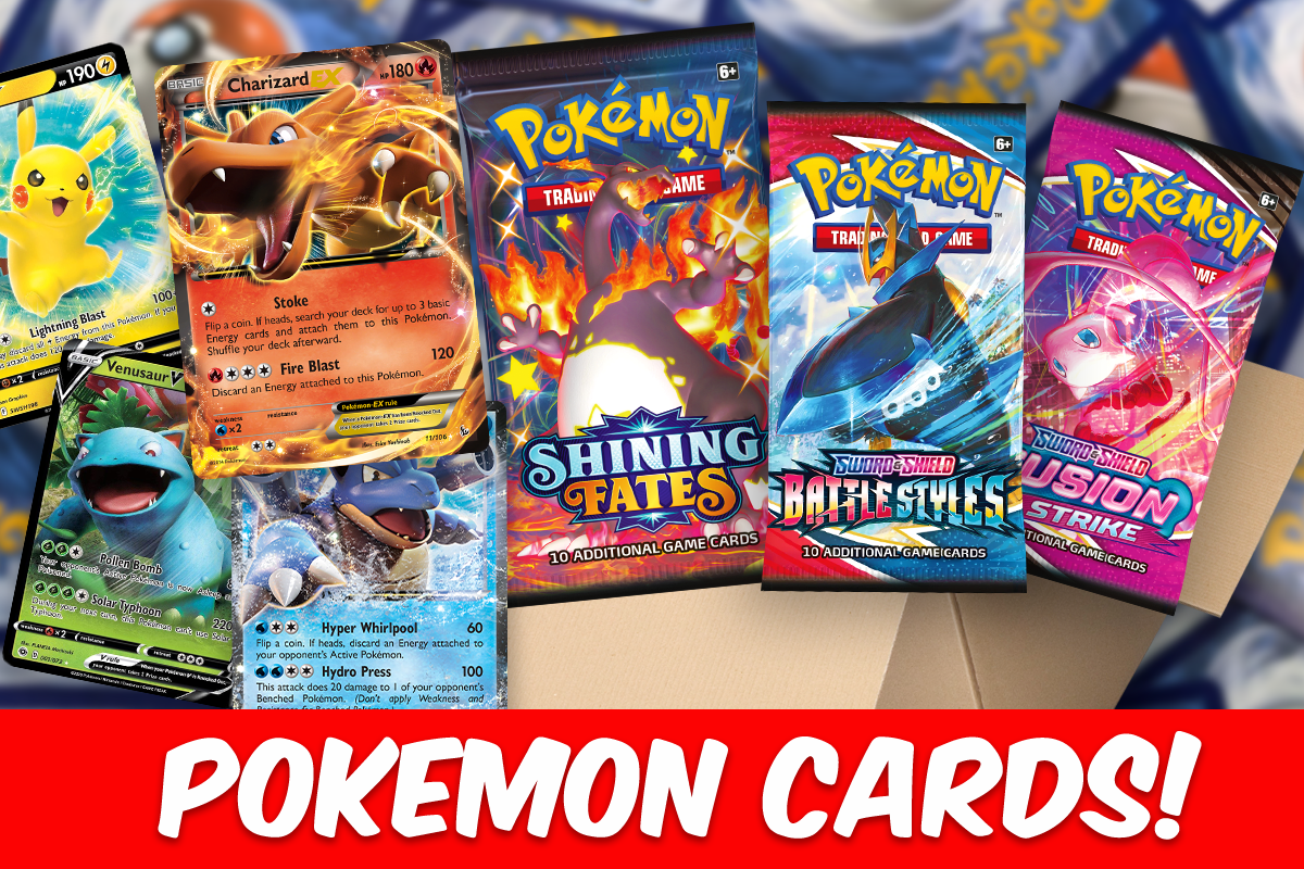The Pokemon Box - Assorted Lot (Rare & Sealed TCG Cards) - Premier Trading Cards