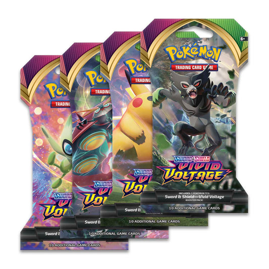 Sword & Shield Vivid Voltage - Pokémon Booster Pack - Premier Trading Cards