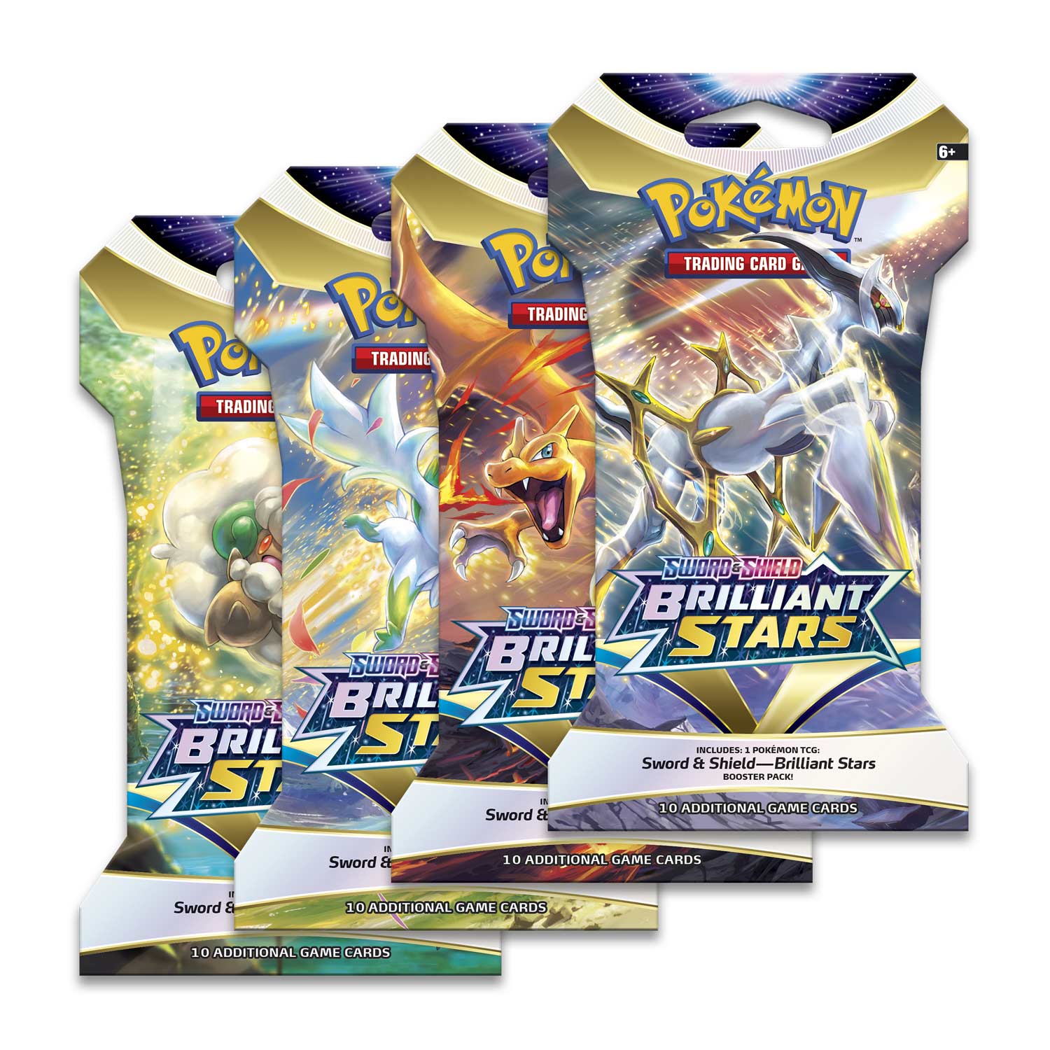 Sword & Shield Brilliant Stars - Pokmon Booster Pack PTC Collectibles Sword & Shield Brilliant Stars - Pokmon Booster Pack PTC Collectibles