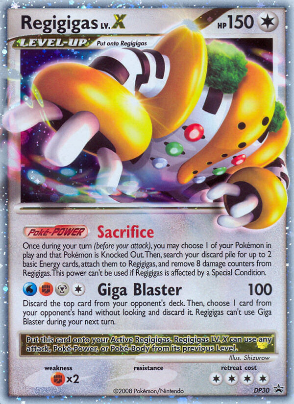 Regigigas Lv. X - DP30 - Ultra Rare PTC Collectibles Regigigas Lv. X - DP30 - Ultra Rare PTC Collectibles