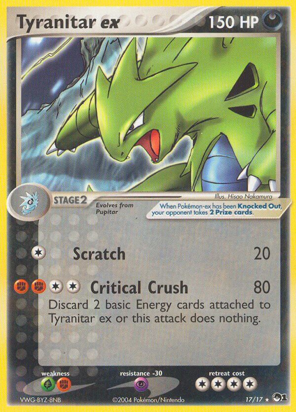 Tyranitar EX - 17/17 - Ultra Rare (Foil) - Premier Trading Cards