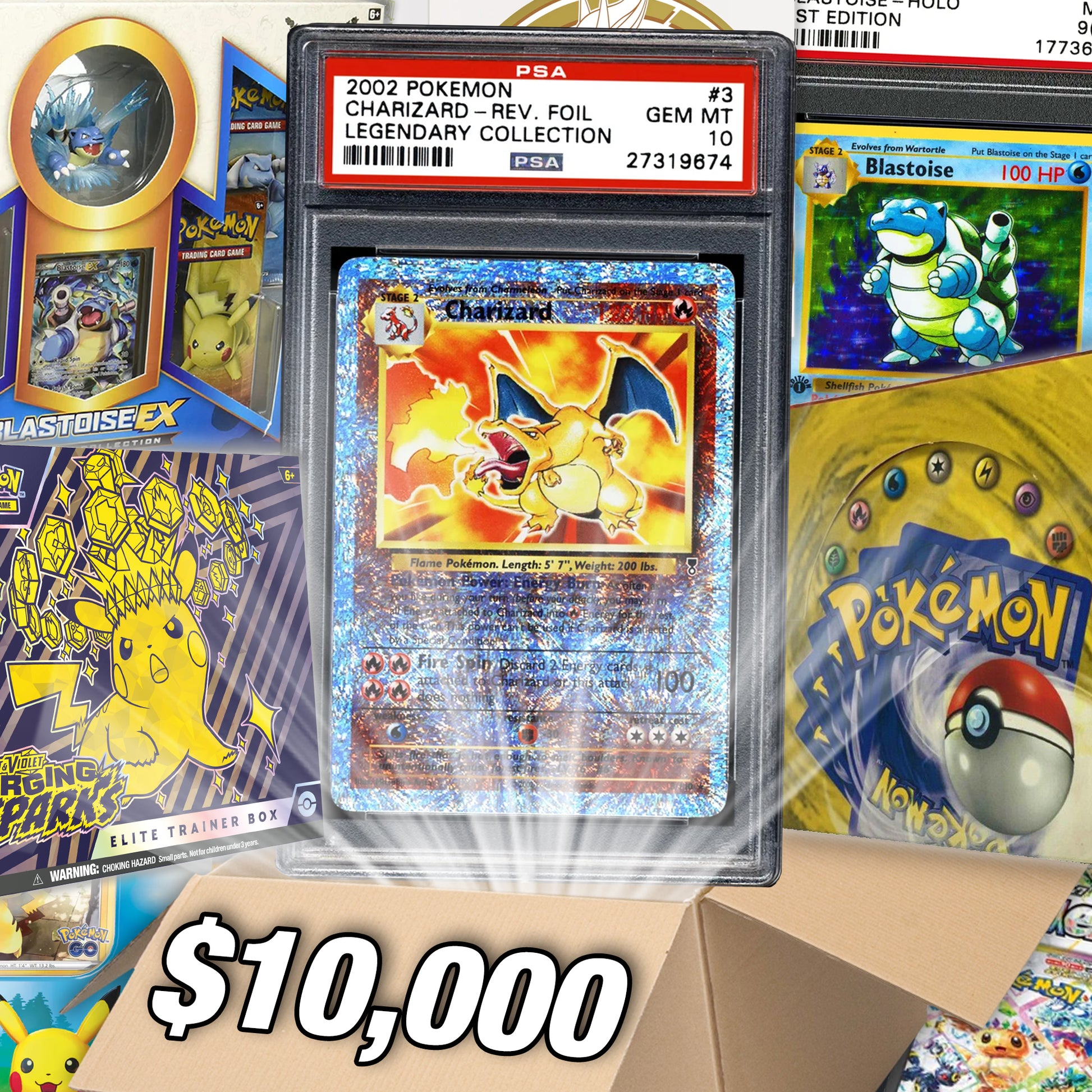 The Pokemon Card $1000 Mystery Box! - Assorted Pokmon Trading Cards PTC Collectibles The Pokemon Card $1000 Mystery Box! - Assorted Pokmon Trading Cards PTC Collectibles