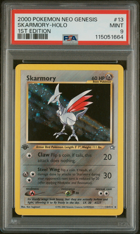 Skarmory 13/111 1st Edition PSA 9