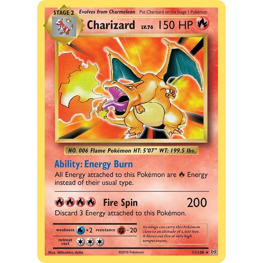 Charizard (11/108) (EVO) - Premier Trading Cards