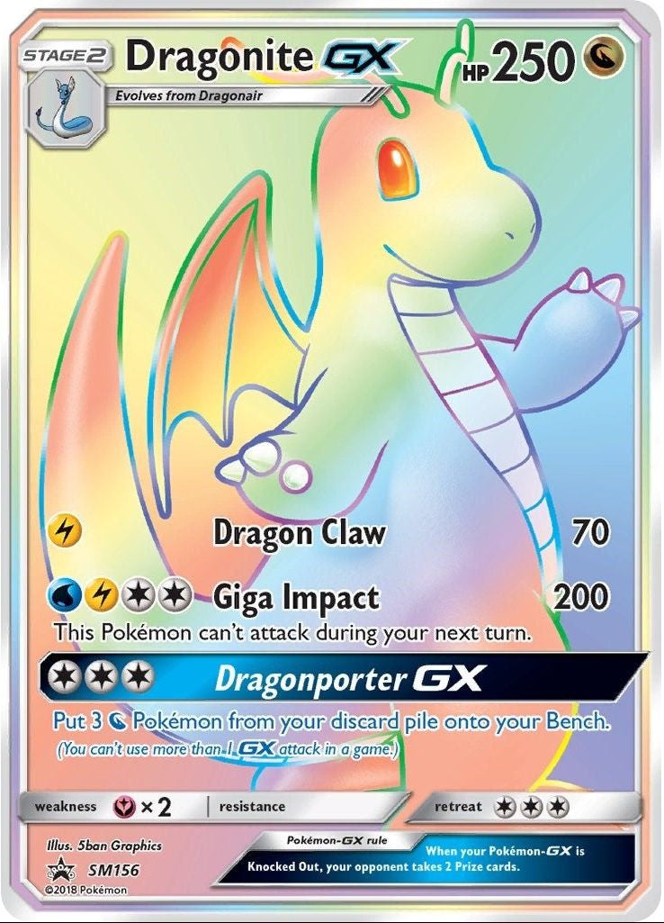 Dragonite GX - SM156 (SM156) (SMP)